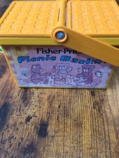 Vintage 1974 Fisher Price Picnic Basket