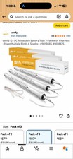 Somfy 12V DC Battery Tube 3-Pack Power For Blinds  Shades - 9018685, 9018625