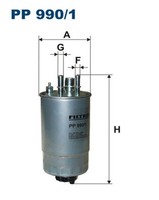 Kraftstofffilter Filtron Pp 990/1 Leitungsfilter FüR X03 Opel Meriva Cdti E75