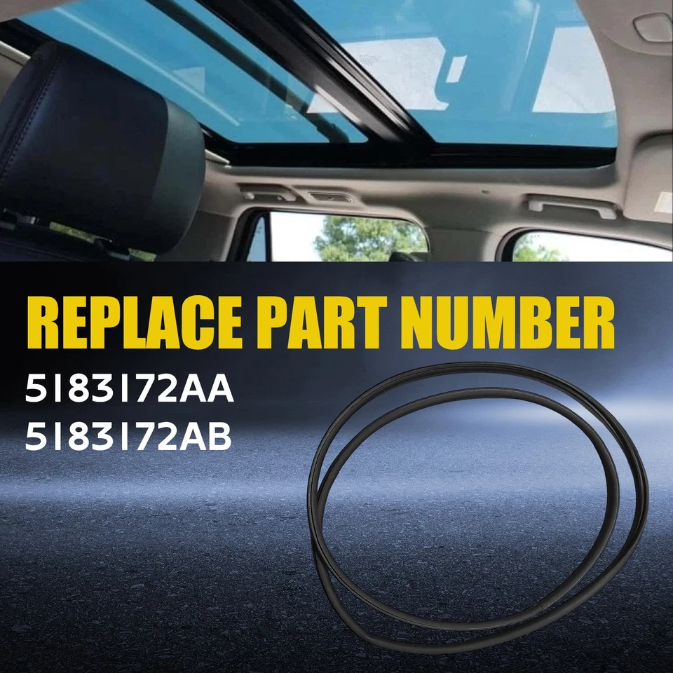 Sello de techo corredizo apto para Dodge Jeep 2007-2018 techo corredizo 5183172AC 05183172AC Foto 3 de 4