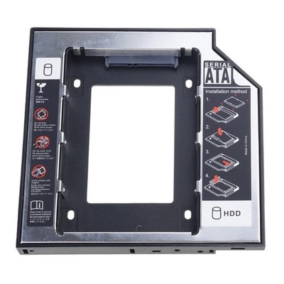 2nd 2.5 HDD SSD Hard Drive Disk DVD ROM Optical SuperDrive Caddy Tray