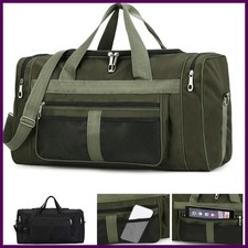Nylon Travel Duffel Bag Large Capacity Carry On Weekender Gym Overnight Bag