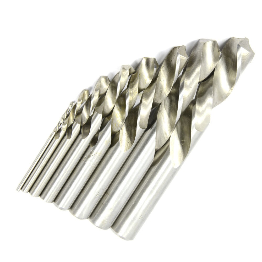 Набор коротких левосторонних сверл Forney Industries из 8 частей быстрорежущая сталь Hss 33290₽