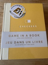 Suck UK Luckies Checkers Game in a Book Shape Board Game New & Sealed