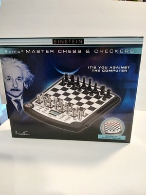 Excalibur Electronics Einstein E=mc2 Master Chess + Checkers. Tested Works 