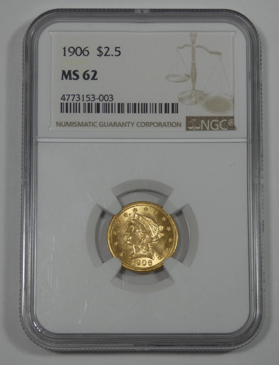 NGC Quarter Eagle $2.50 US Gold Coins (Pre - 1933) for sale | eBay
