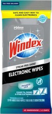 Windex Electronic Cleaning Wipes, Pre-Moistened Screen Wipes for TVs, Phones, an