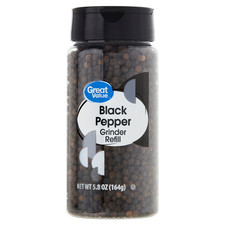 Great Value Sam's Choice Black Pepper Refill Bottle...