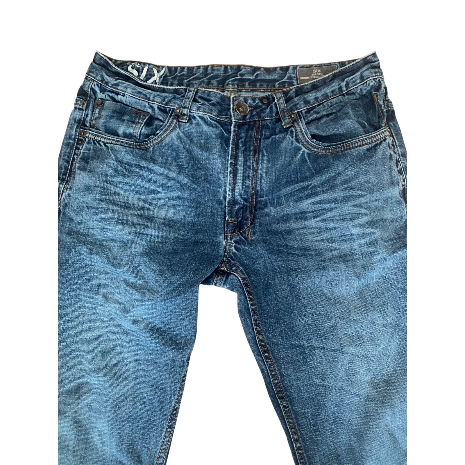 Six Basic Buffalo David Bitton Straight Slim Jean… - image 3