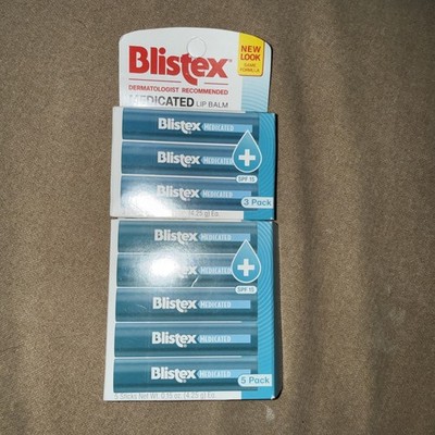 5 Pack& 3 Pack Of Blistex Moisturizing Medicated Lip Balm SPF 15. 8 Sticks Total