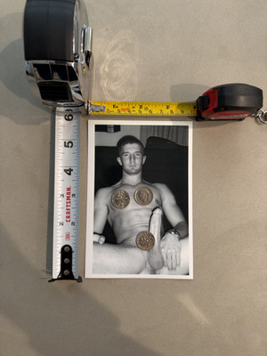Nude Male Model Handsome Men Muscular Naked Gay Man Vintage Hot 4x6
