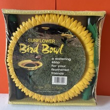 Sunflower Bird Feeder Bird Bath Bowl Or Herbal Garden Planter New