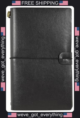 Peter Pauper Press Refillable Notebook Black 180 Pages