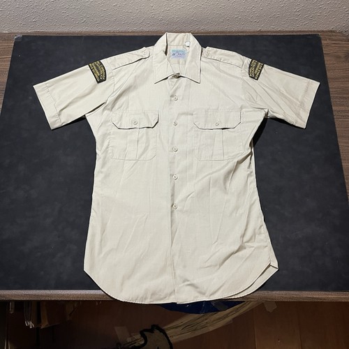 RCMP Canadian Royal Mounted Police Mountie Uniform Vintage 1950s Button Up Shirt