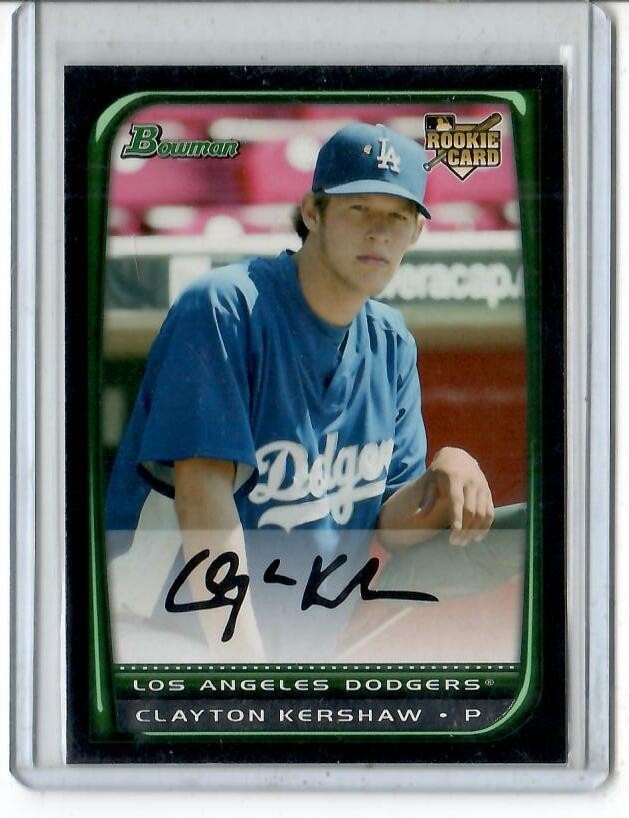 2008 Bowman Draft Picks & Prospects - Clayton Kershaw #BDP26 (RC)
