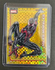 2026 Topps Chrome Marvel #78 Miles Morales Gold Refractor 16/50 SP