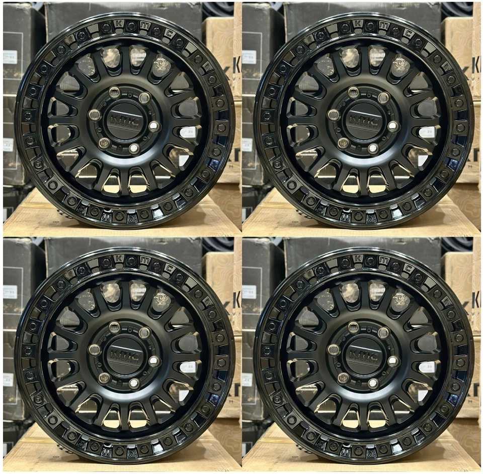 Llantas 17" KMC KM552 aptas para llantas GMC Sierra 1500 2015-2026 17x9 nuevas 6X139,7 Foto 2 de 4