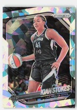 2025 Panini Prizm WNBA #58 Kiah Stokes Ice Prizms