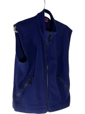 Helly Hansen Vest Mens S Blue Fleece Zip Up Lightweight Insulated 