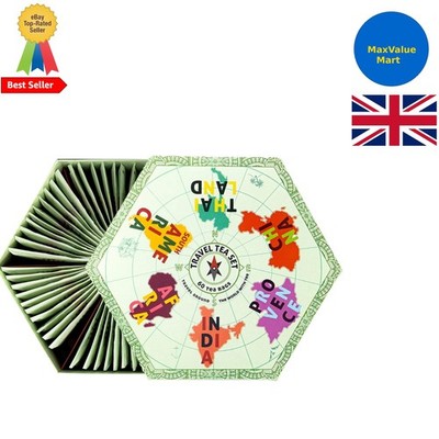 60er Beutel Tee Geschenkset - Round-the-World Experience | 6 aromatisierte Tees für Abenteuer