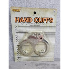 Spirit Halloween Handcuffs Lightweight Metal Hand Cuffs Keys Cosplay Costume