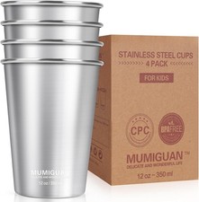 Stainless Steel Tumbler, Kids Cups, Camping Stainless Steel Cups,