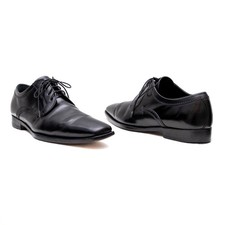 Dolce & Gabbana Men’s Black Leather Oxford Dress Shoes – Size EU 42 / US 9