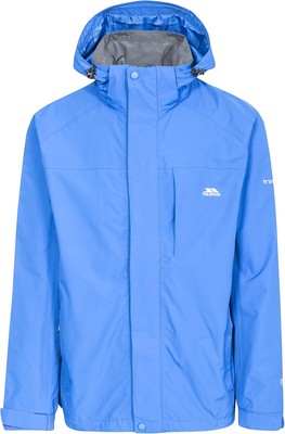 Edwards II Herren Regenjacke Breathable Jacke Outdoor Kapuzenjacke, Blau, S