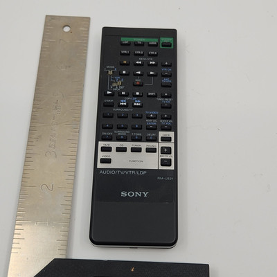Sony RM-U251 OEM Original Audio TV VTR Replacement Remote Control Black - Tested