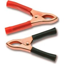 Gardner Bender 14-630 Battery Clamp 30 Amp Copper Clad-1rd 1blk - 2 pk. Gardner