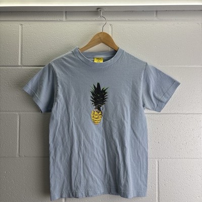 Golf Wang blue t-shirt featuring a pineapple grenade graphic size S