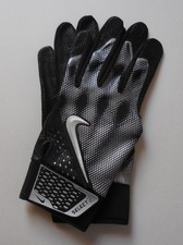 Nike Alpha Select Text Batting Gloves Adult Unisex Black/Black/Silver/Silver L