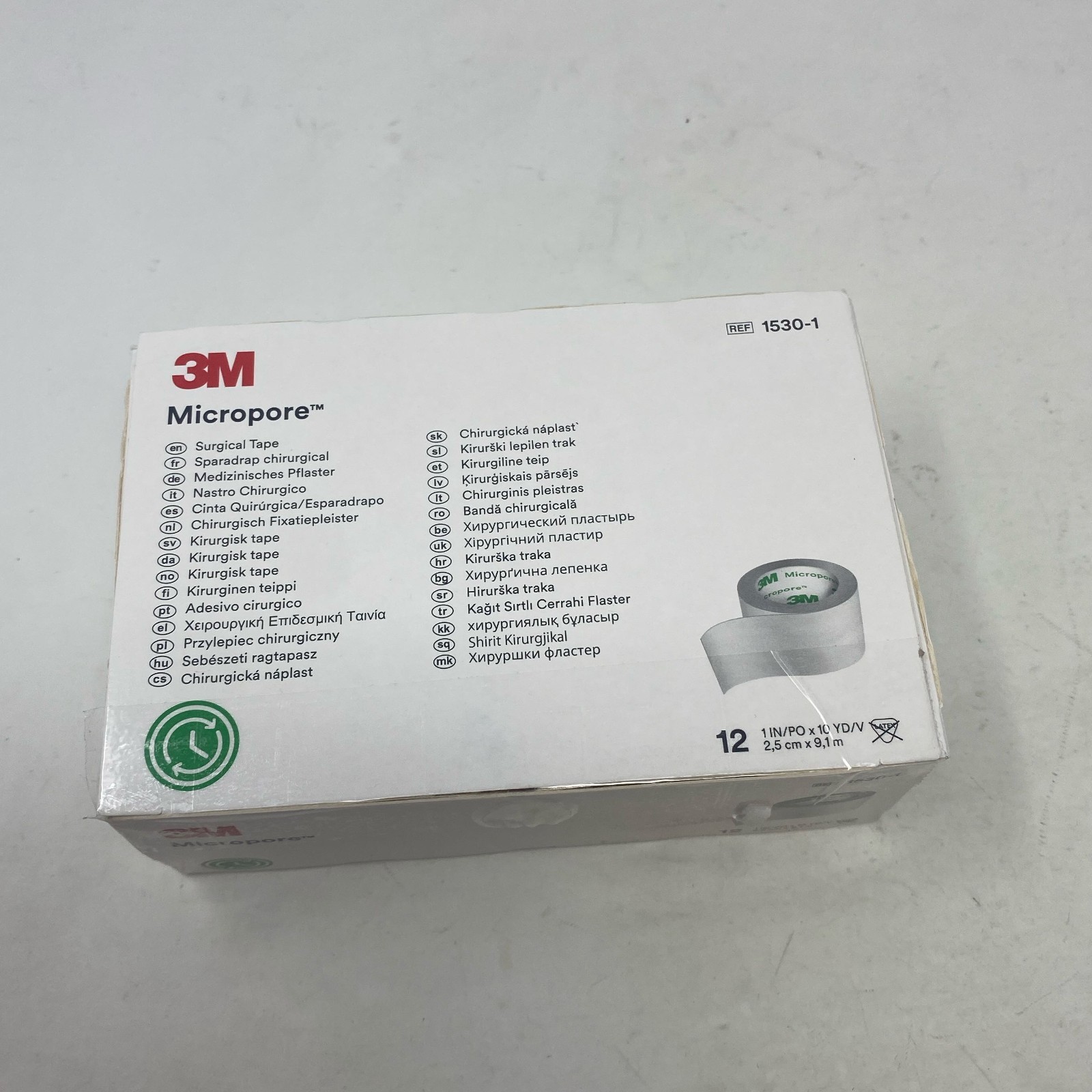 3M Micropore Surgical Tape White 1