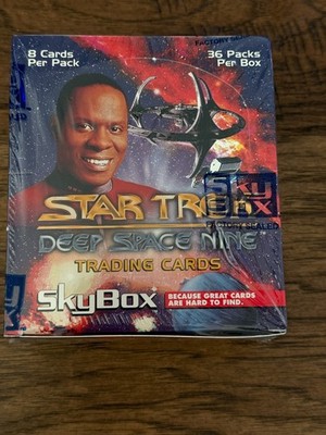 1993 SKYBOX STAR TREK DEEP SPACE NINE FACTORY SEALED BOX 36 PACKS TRADING CARDS