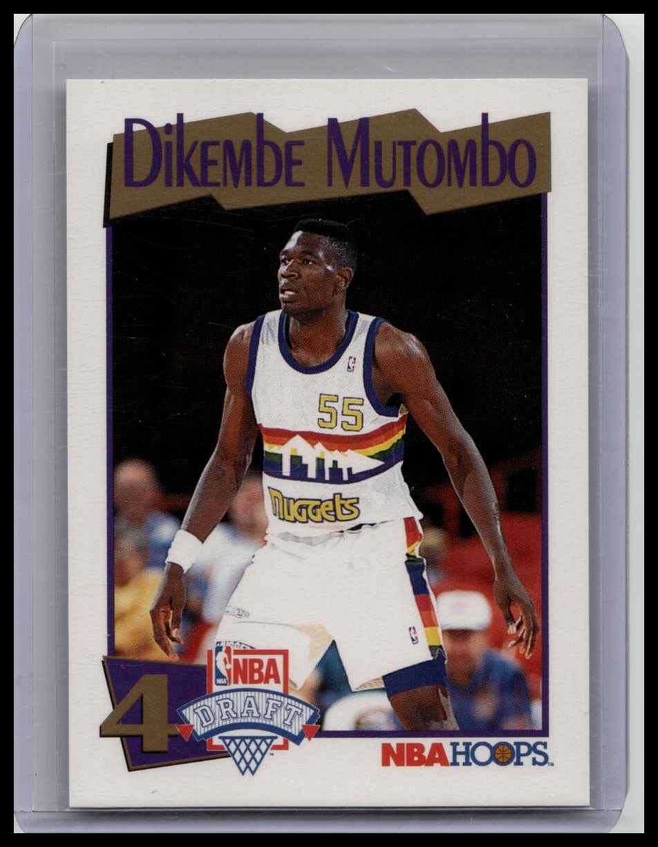 1991-92 Hoops #549 Dikembe Mutombo