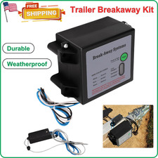 Trailer Breakaway Kit,Trailer Brake Battery Box, 12V Electric Brakes Breakaway