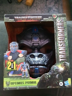 Hasbro Transformers rise of the beast Optimus Primal 2in1 Hasbro Maske Neu OVP