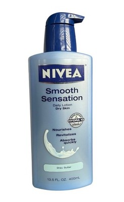 (1) NIVEA Smooth Sensation Dry Skin Lotion with Shea Butter 13.5 oz.