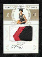 2024-25 Panini National Treasures Rookie 2010 41/99 Kel'el Ware #158 Patch 1co7