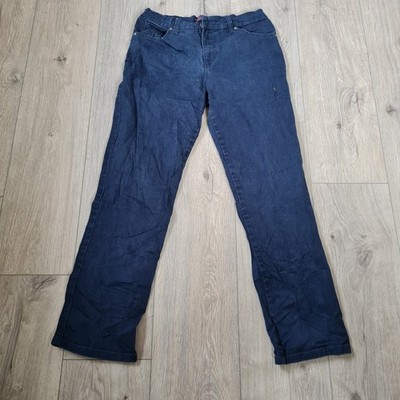 Gloria Vanderbilt Amanda Jeans Dunkelblau Damen W36 Straight Fit Denim