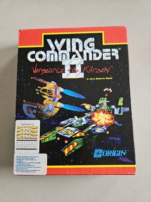 Wing Commander II 2 Big Box + Quittung Vengeance of the Kilrathi PC Spiel IBM 3,5''