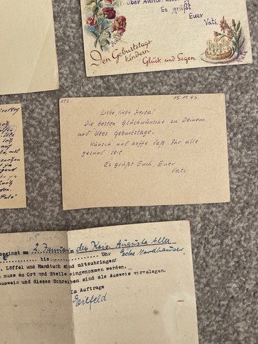 WW2 German POW Letters Post Cards USSR Russia Father To Daughter In Berlin Rare - Picture 22 of 24