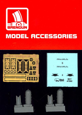 Brengun Models 1/72 American MK.XVII DEPTH CHARGE Resin & Photo Etch Set