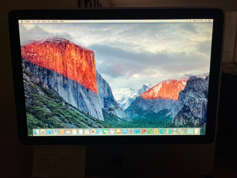 iMac El Capitain, 2.4 Ghz, 4GB, 500 GB, Free Shipping, free Microsoft Office!