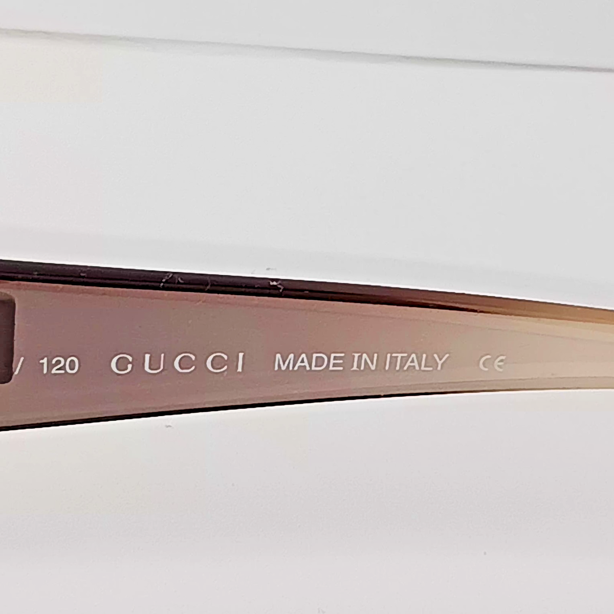 Gucci Sunglasses Archive Y2K Vintage Translucent Brown Black G