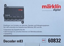 Märklin H0 60832 Digital-Decoder M83 MFX/ DCC Fähig - Wie Neu In OVP