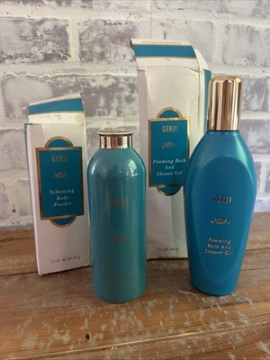 NEW Mary Kay Genji Foaming Bath & Shower Gel & Genji Silkening Body Powder Lot