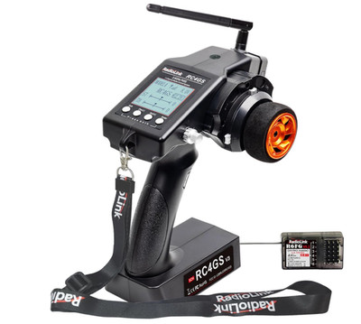 RC4GS V3 5 Channels RC Transmitter and Receiver,2.4GHz Surface Remote Controller