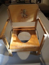 Vintage Oak Hill Wooden Children's Potty