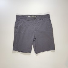 Lee Extreme Motion Shorts 42 Mens Gray Pockets Flat Front Casual Outdoor